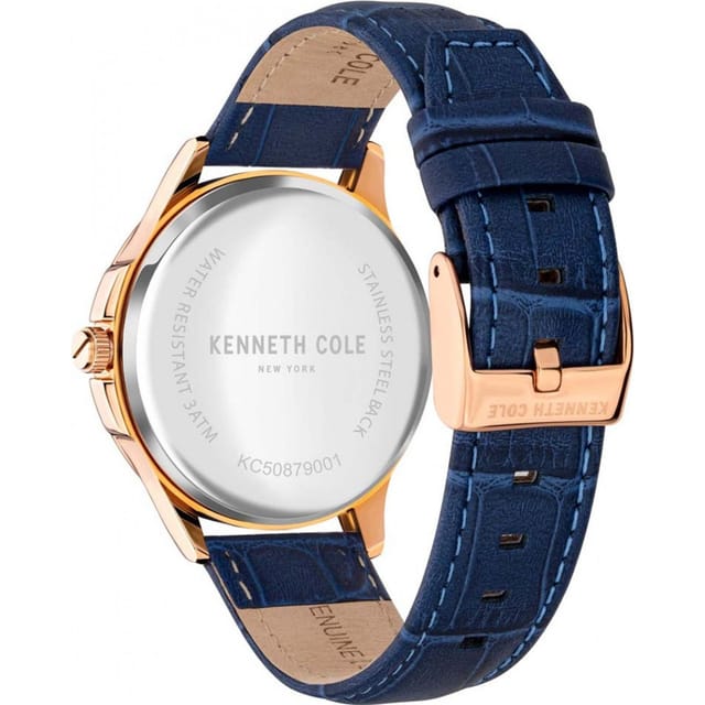 Kenneth Cole Kenneth Cole Men's KC50879001 Classic 40mm Quartz Watch in Blue - 3