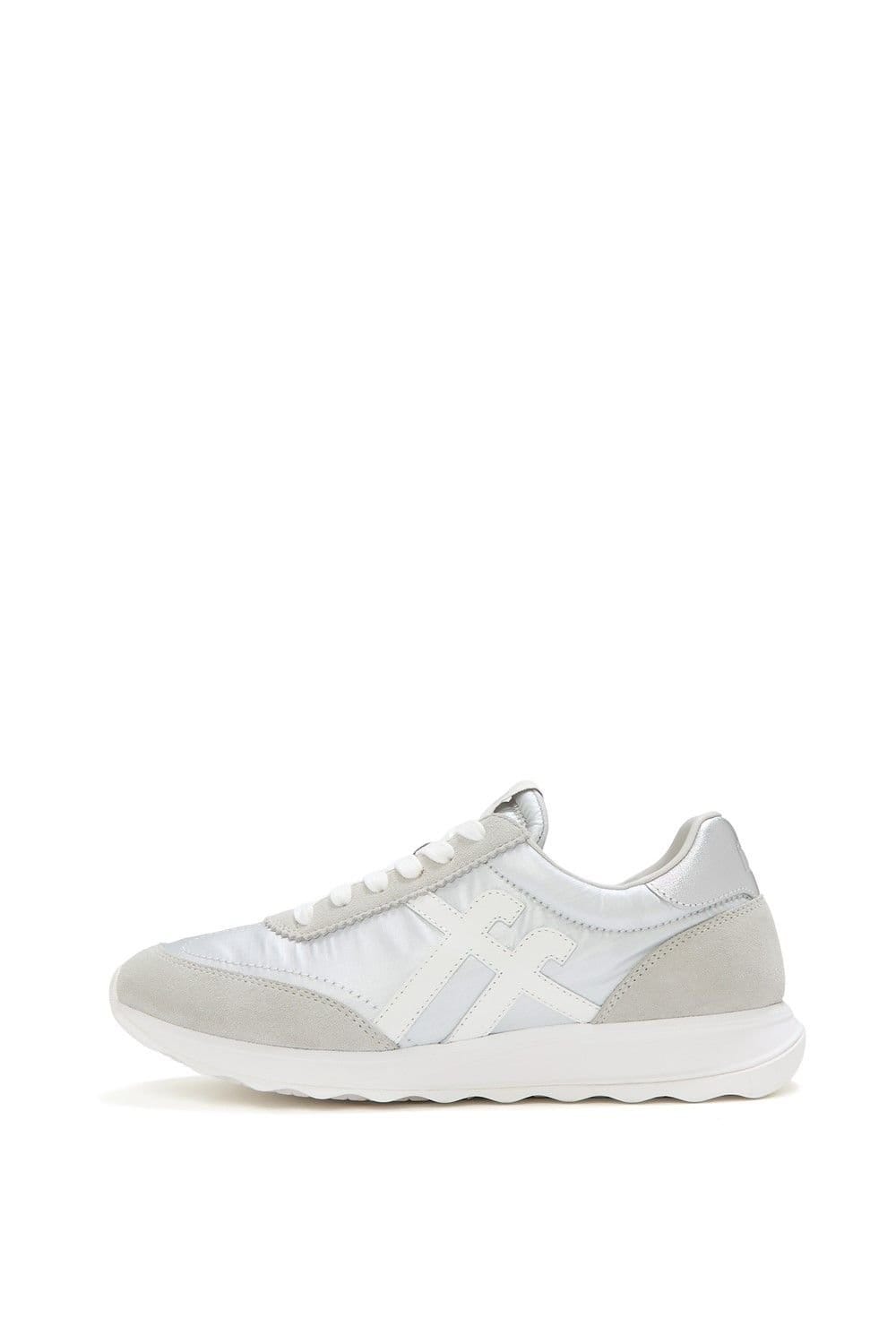 FitFlop FitFlop Women's Retro-Q FF Sneaker in Silver - 4