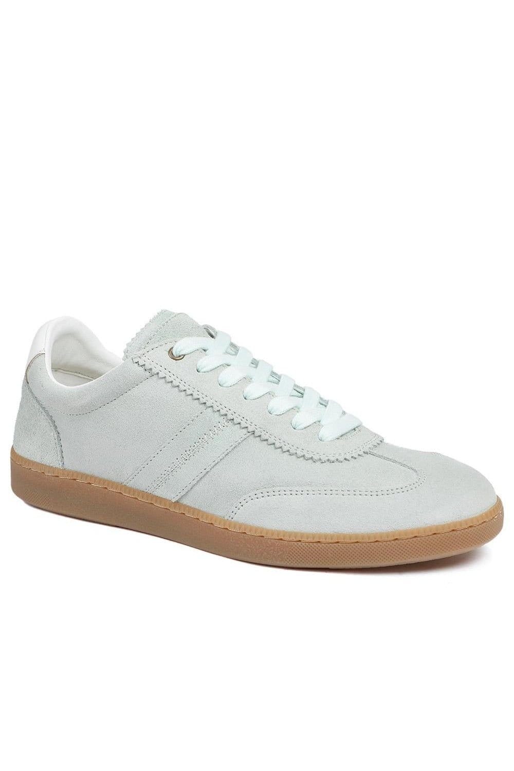Jones Bootmaker Jones Bootmaker Women's Annora Casual Leather Trainers in Mint - 1