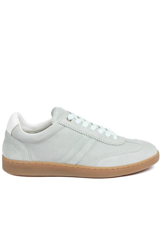 Jones Bootmaker Jones Bootmaker Women's Annora Casual Leather Trainers in Mint - 2
