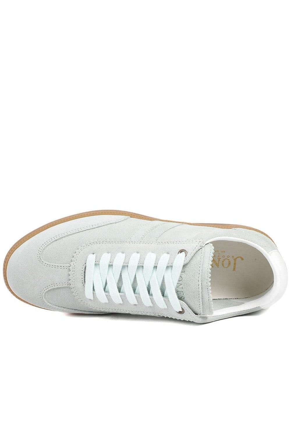 Jones Bootmaker Jones Bootmaker Women's Annora Casual Leather Trainers in Mint - 4