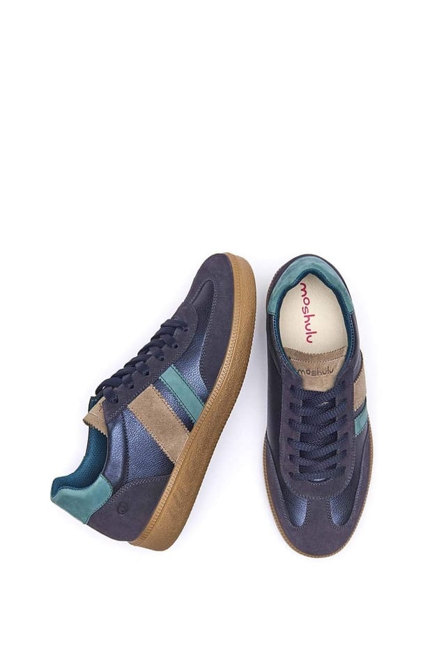 Moshulu Moshulu Women's 'Jess' Colourful trainers in Dark Indigo - 2