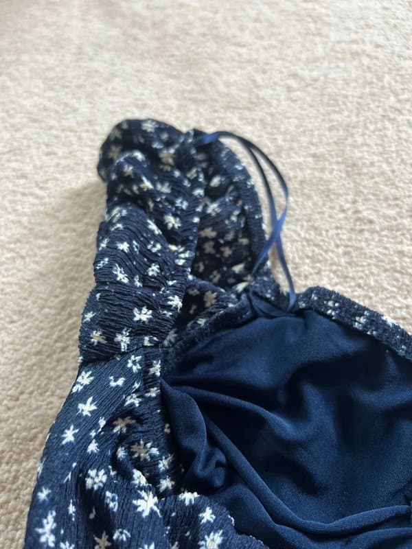 Bershka Navy bershka floral dress