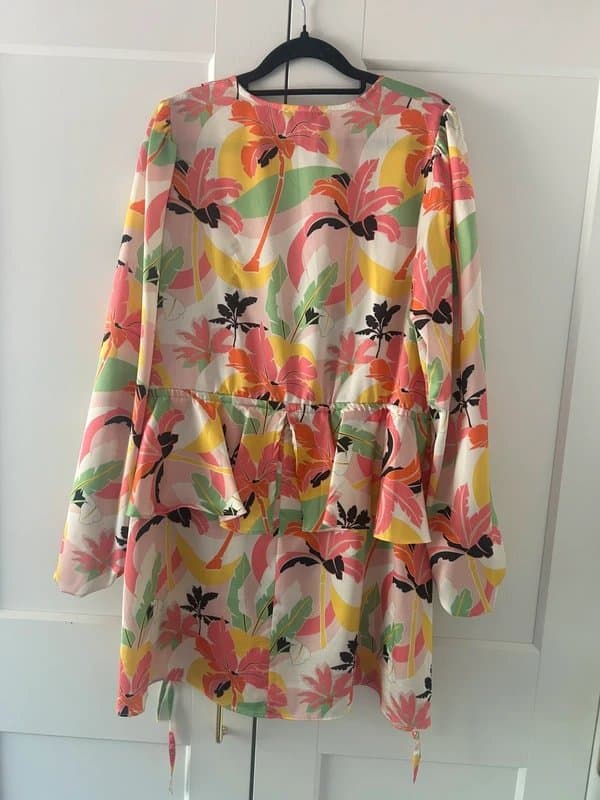 Never Fully Dressed Never Fully Dressed floral palm tree dress