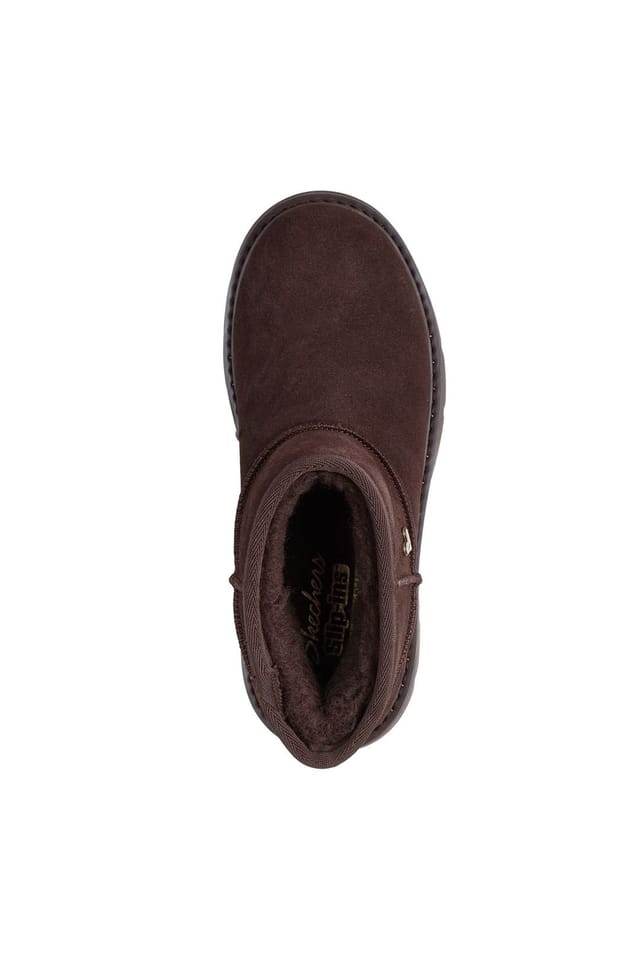 Skechers Skechers Women's Keepsakes Cozy Slip-Ins Memory Foam Mini Boots - Chocolate - 2