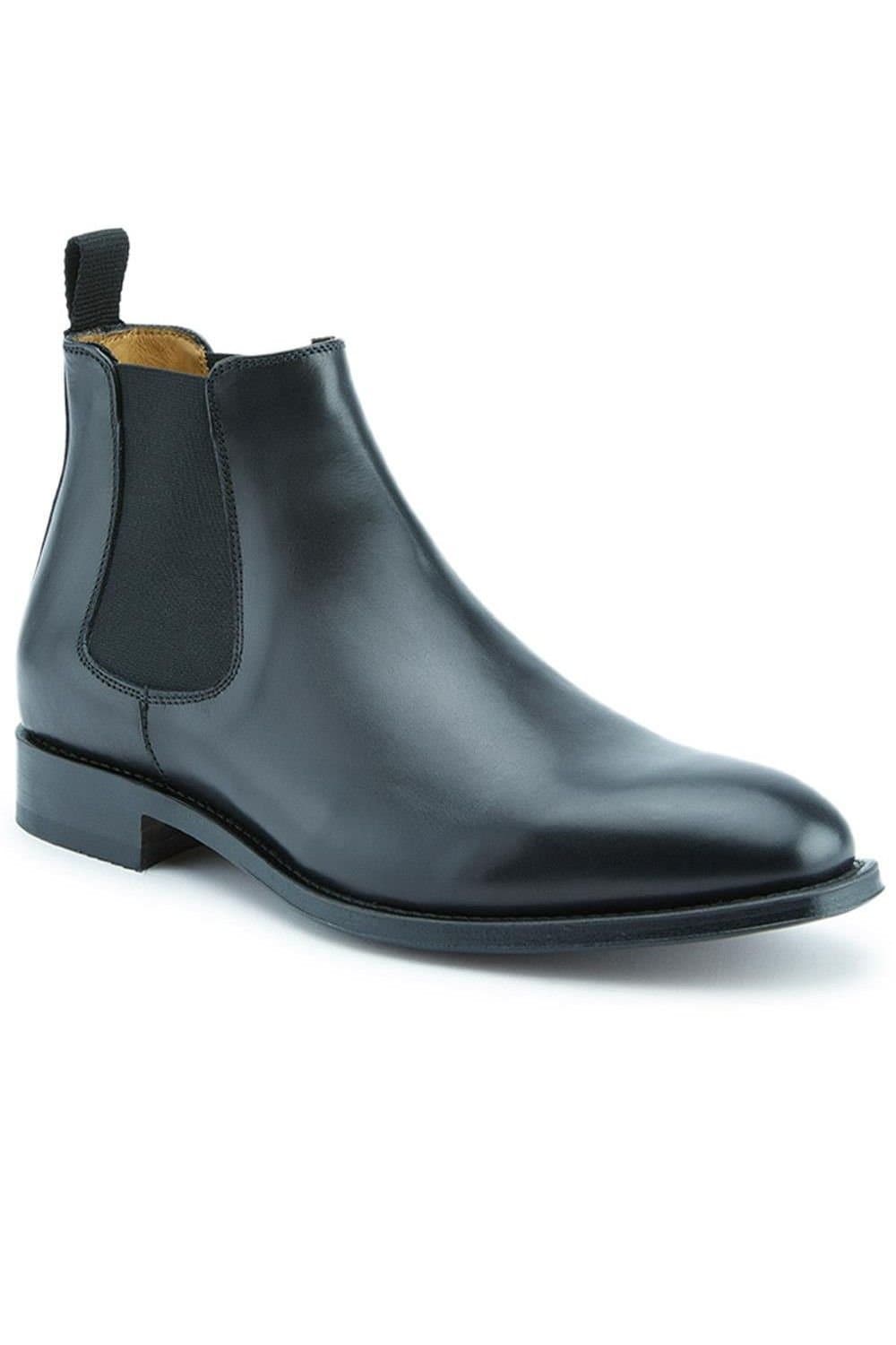 Jones Bootmaker Jones Bootmaker Men's Cheltenham Handmade Chelsea Boots In Black