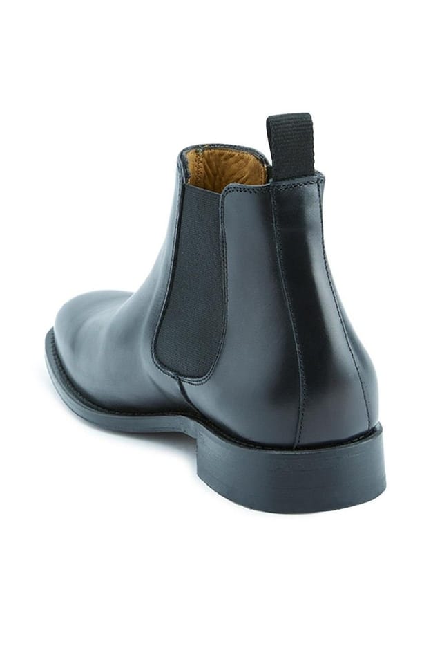 Jones Bootmaker Jones Bootmaker Men's Cheltenham Handmade Chelsea Boots in Black - 3