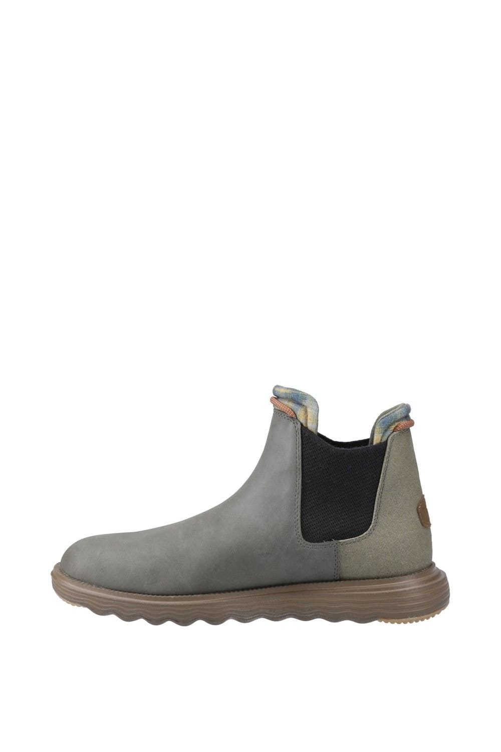HEY DUDE Hey Dude Men's Branson Classic Boots in Olive - 4