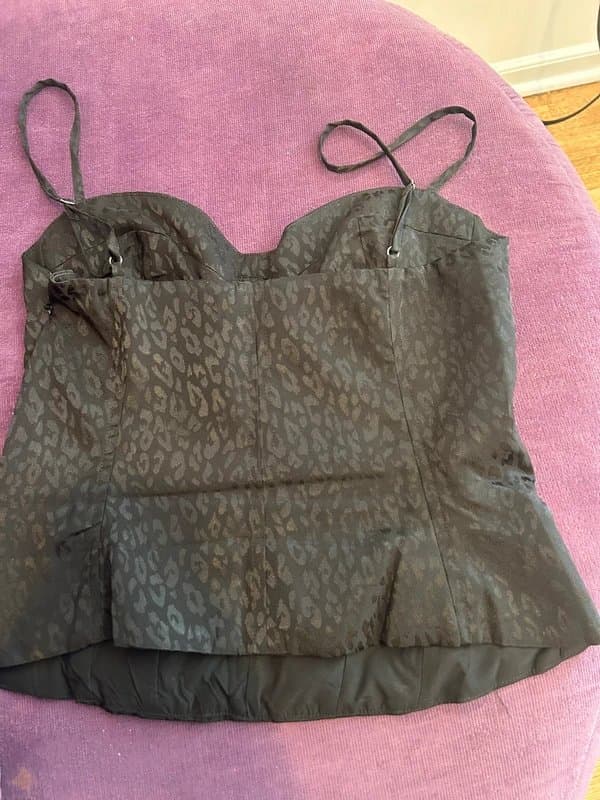 Bershka bershka leopard print corsett top