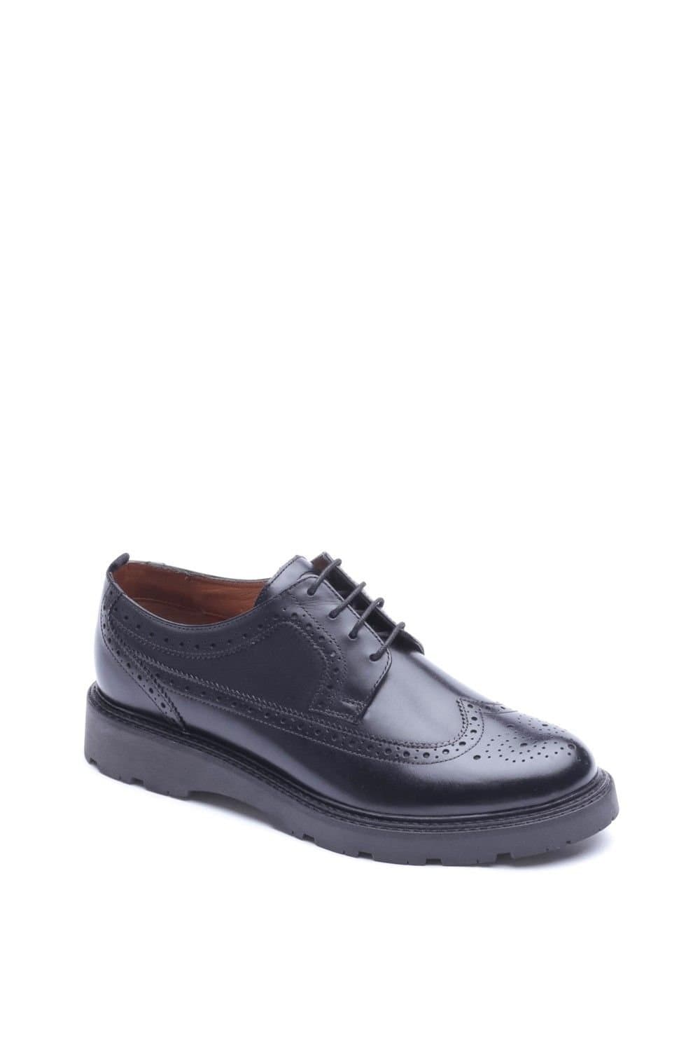 Base London Base London Men's Phase Brogue Shoe in Black