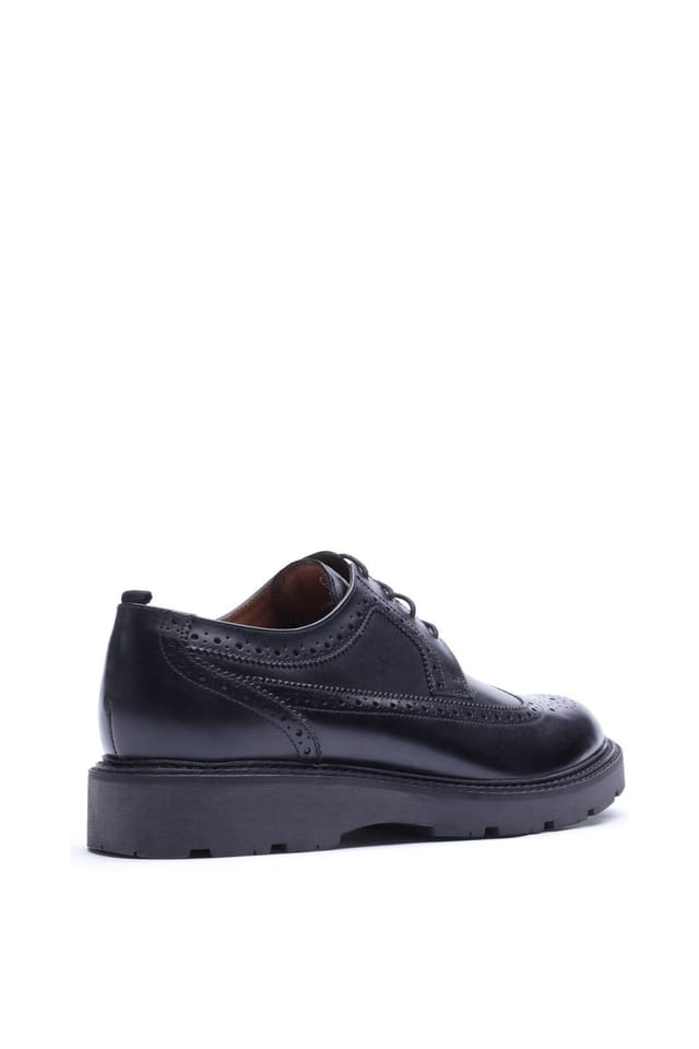 Base London Base London Men's Phase Brogue Shoe in Black - 2