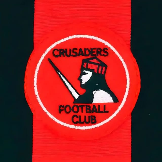 Crusaders Crusaders Men's Mens Retro 1960s Football Shirt in Red - 2