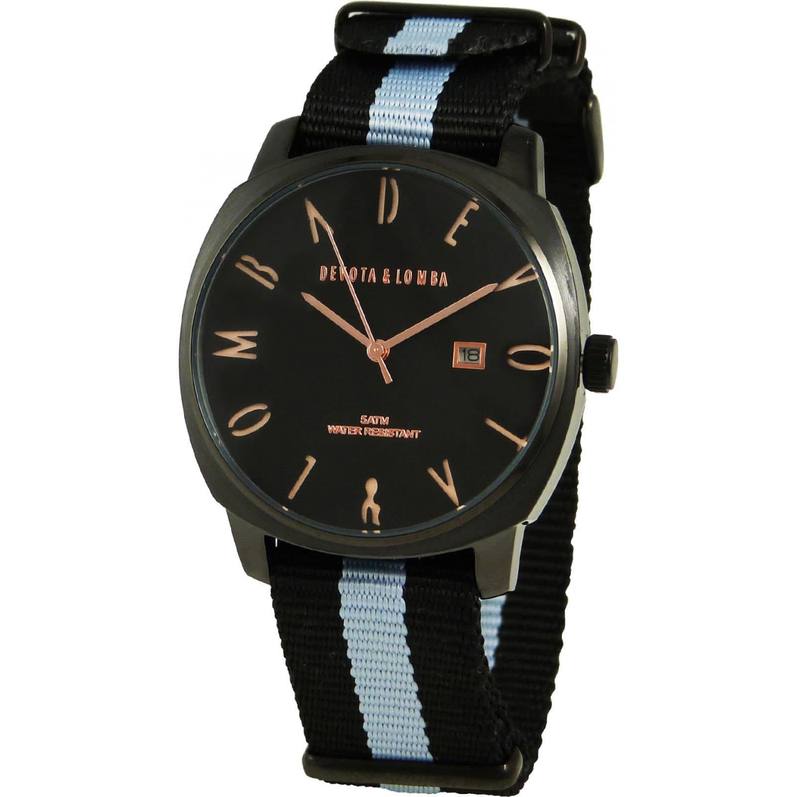Devota & Lomba Devota & Lomba Men's DL008MSPBKGR-04BLACK 42mm Quartz Watch
