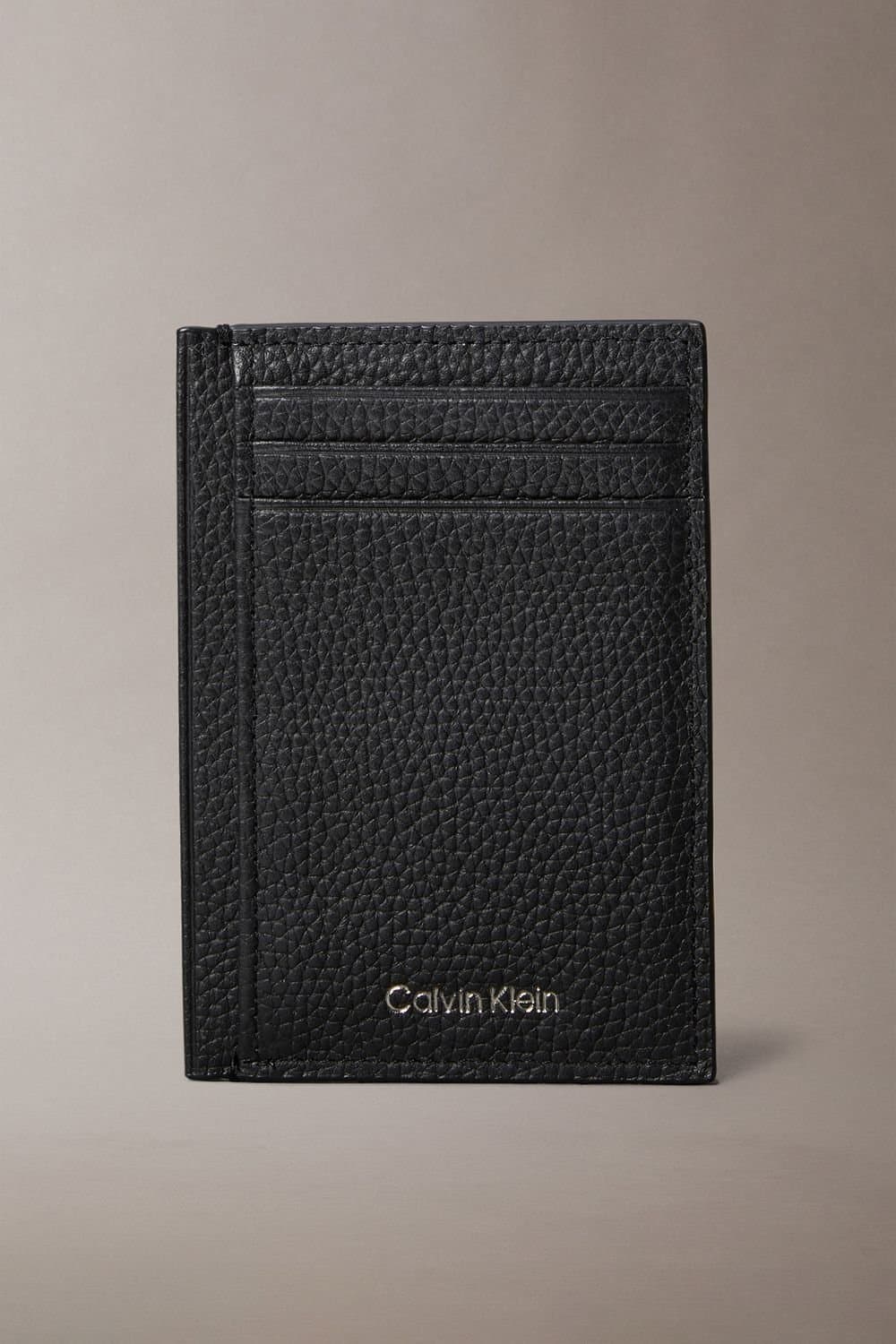 Calvin Klein Calvin Klein Men's Foil Emboss Ns Card Case Black
