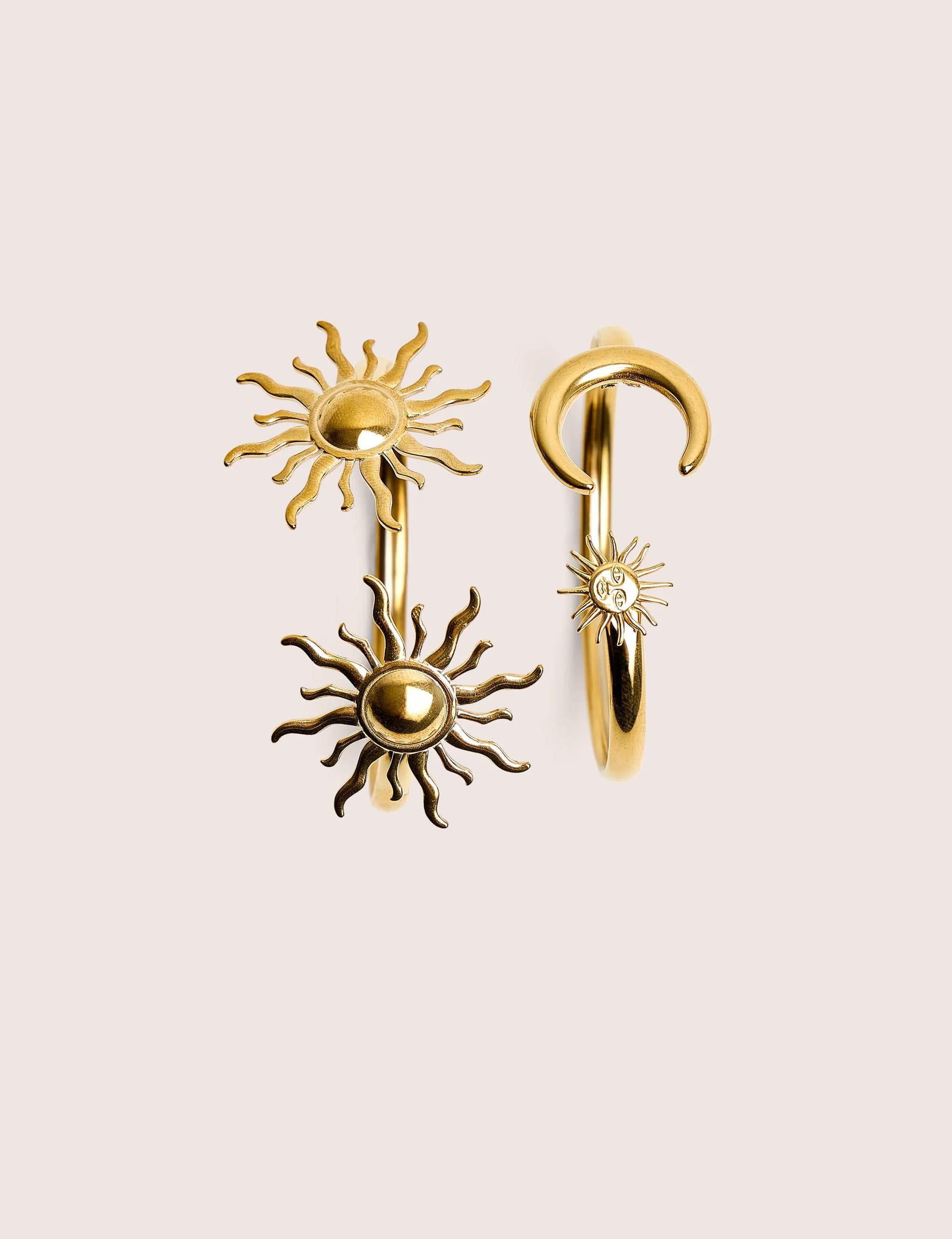 Public Desire Sunshine and Moon Pair of Bangles