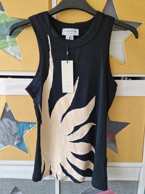Never Fully Dressed Never fully dressed women's Sol Knit Rib Tank size S (UK 8-10) BNWT
