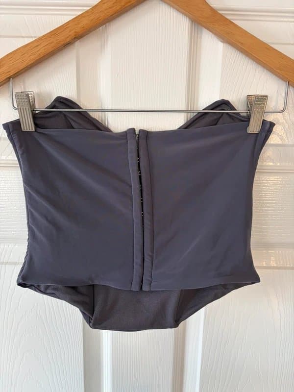 ASOS Design ASOS grey corset top