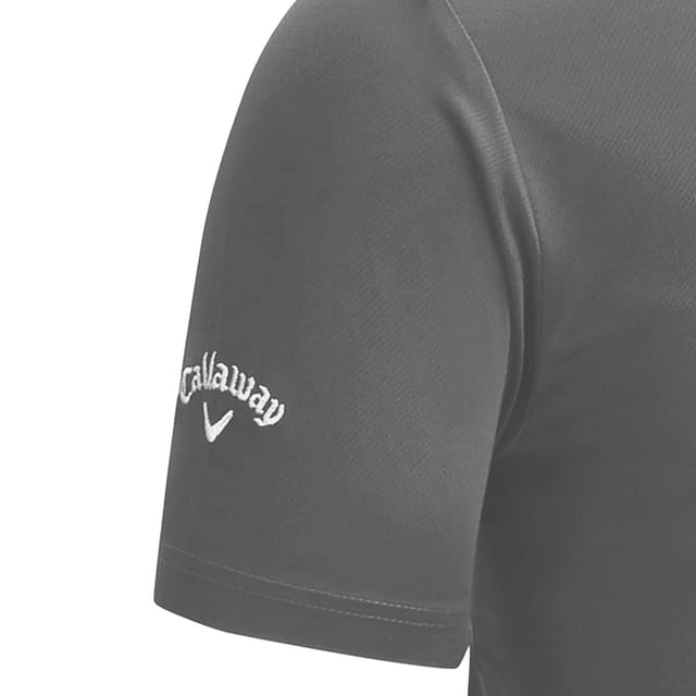 Callaway Callaway Men's Swing Tech Solid Colour Polo Shirt in Grey - 3