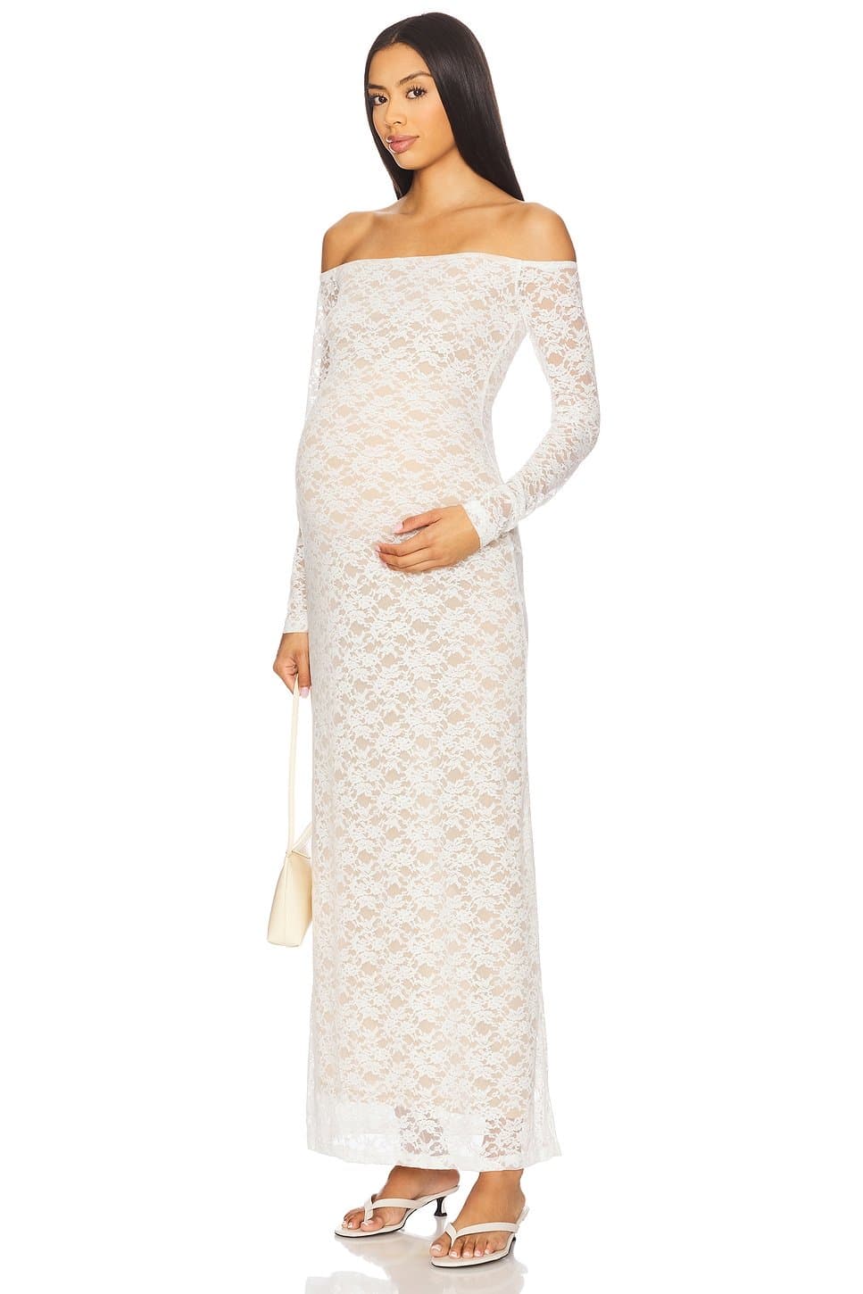 revolve Off The Shoulder Lace Dress