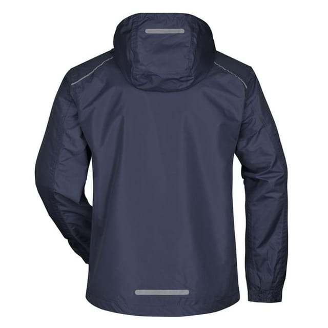 James and Nicholson James and Nicholson Men's Waterproof Jacket in Navy - 2