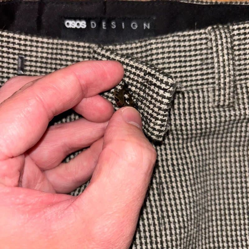 ASOS Design Dogtooth print trousers