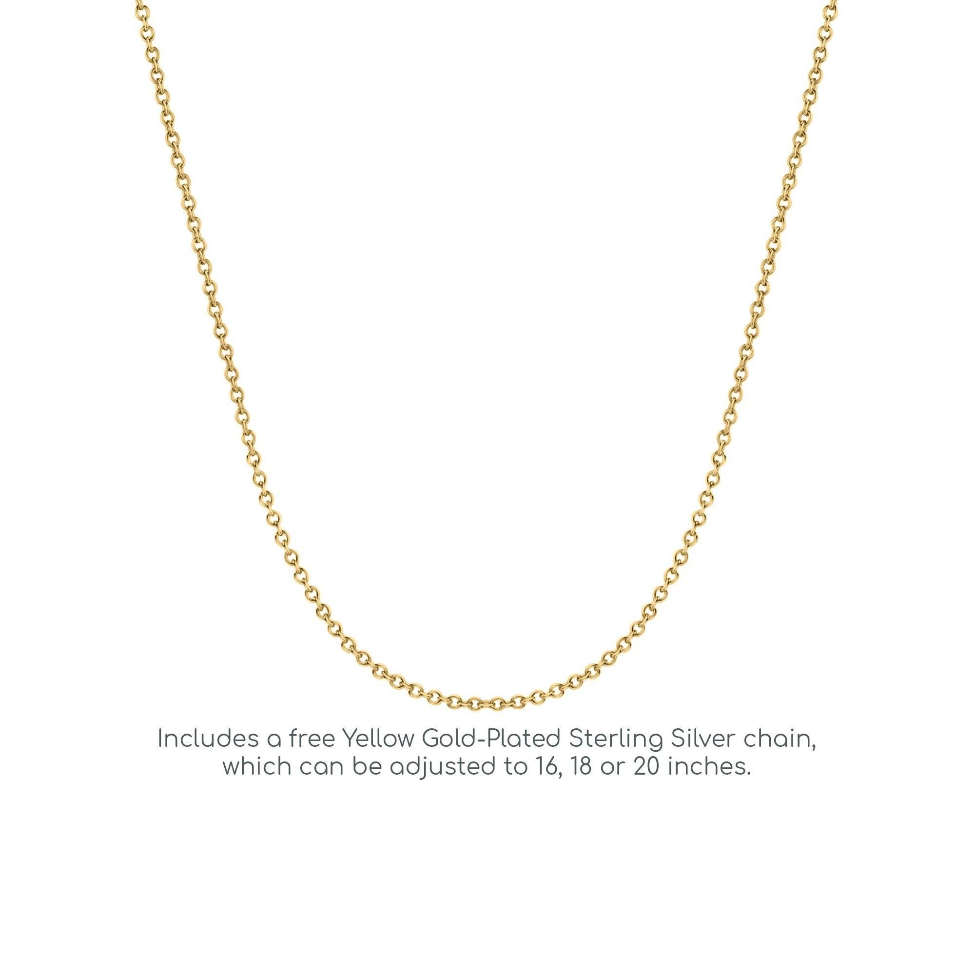 Jewelco London Jewelco London Women's 18ct Gold 0.25ct Diamond Solitaire Charm Pendant - 3