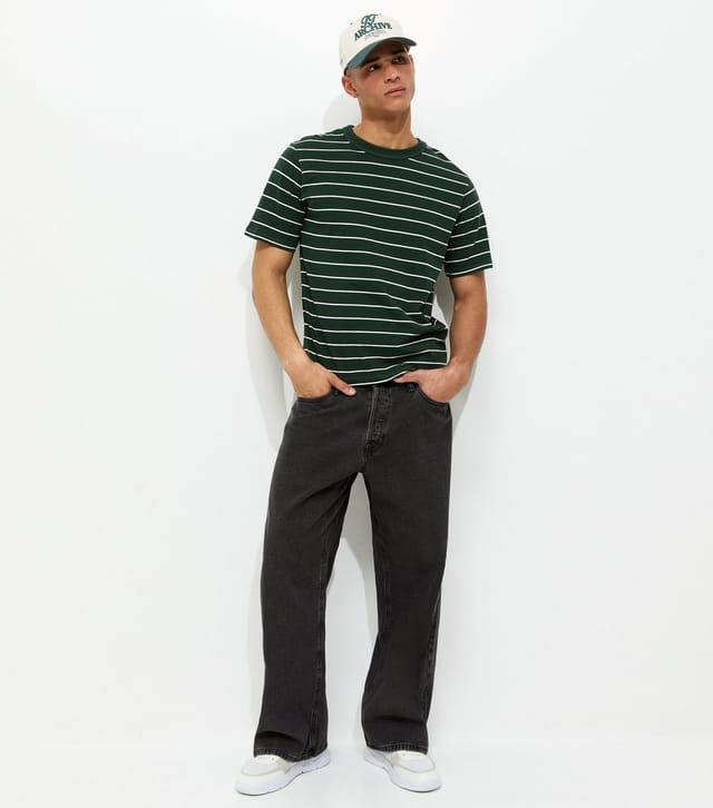 jack & jones Men's Black Wide Leg Jeans Jack & Jones New Look - 3