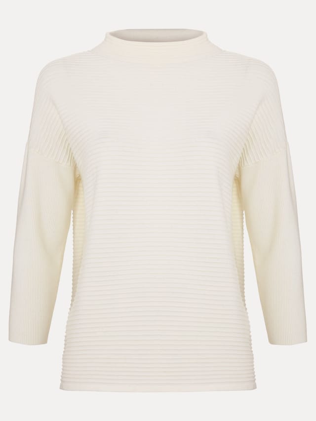 Phase Eight Phase Eight Women's Elise Ripple Jumper in Off-White - 2