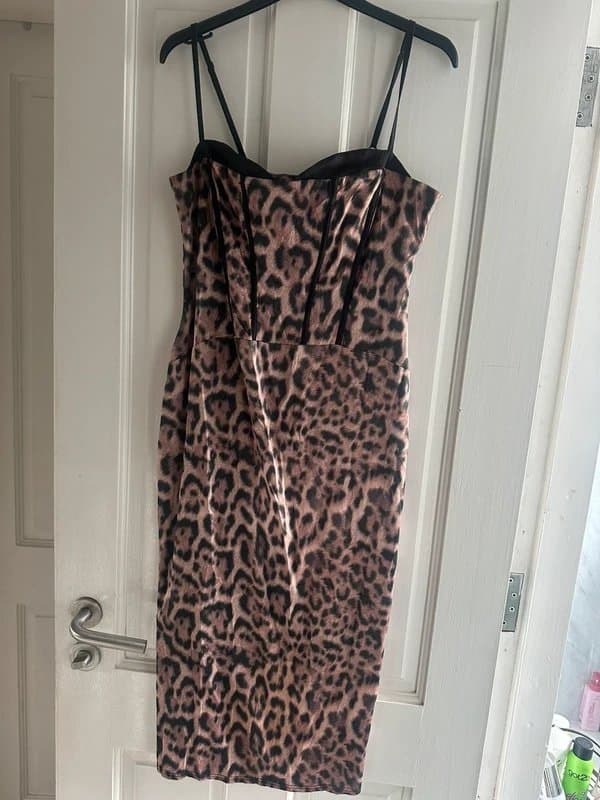 ASOS ASOS leopard print dress