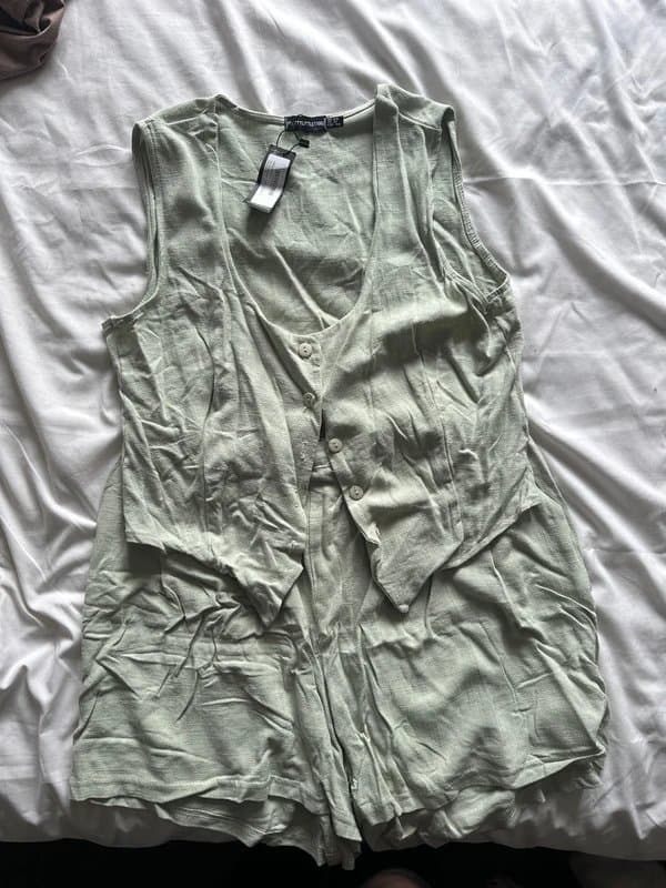 PLT Waistcoat and shorts co ord