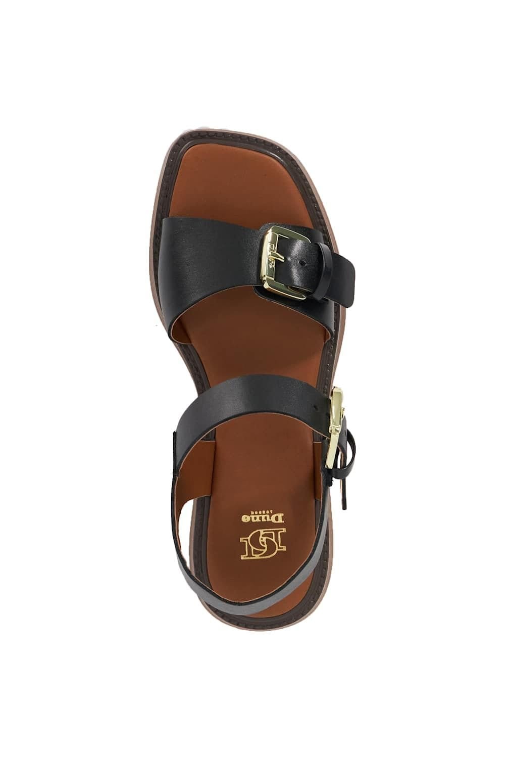 Dune London Dune London Women's 'Luno' Leather Sandals in Black - 4