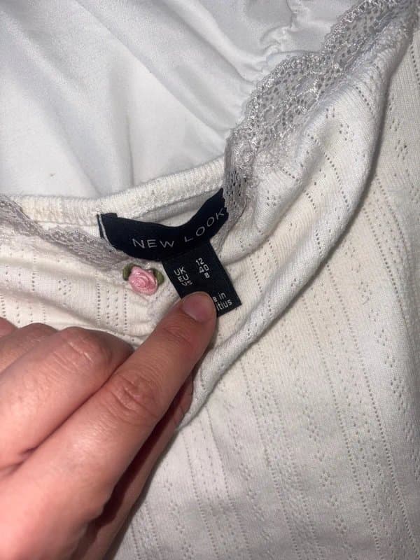 New Look White vest top