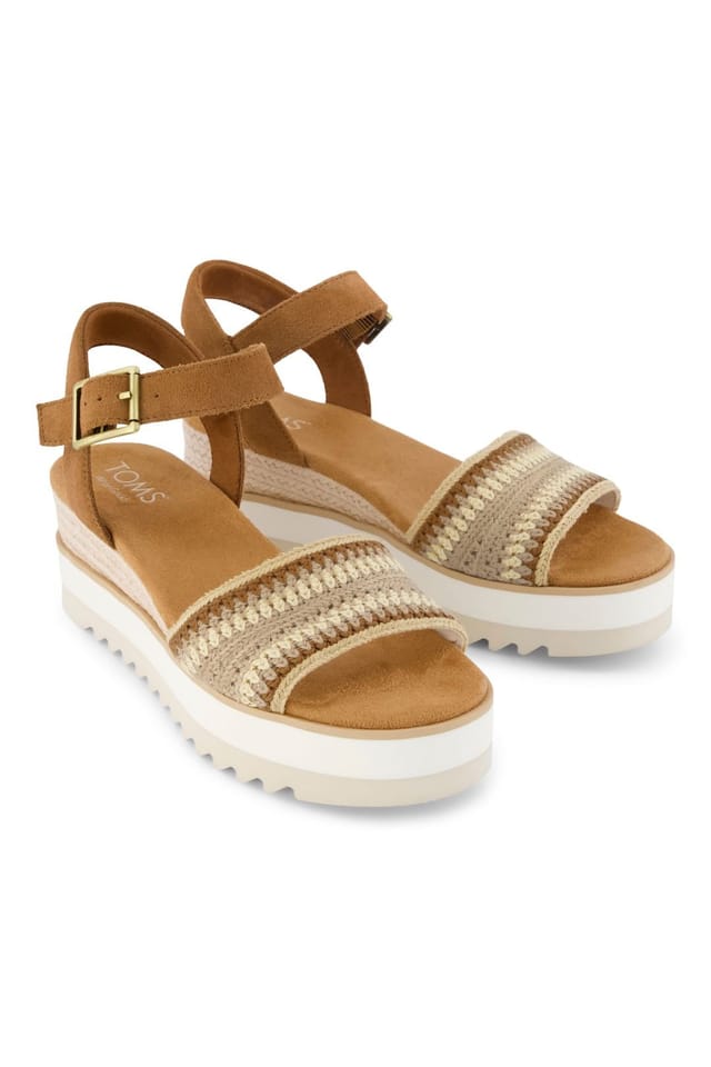TOMS Toms Women's Diana Sandal Dark Beige - 3