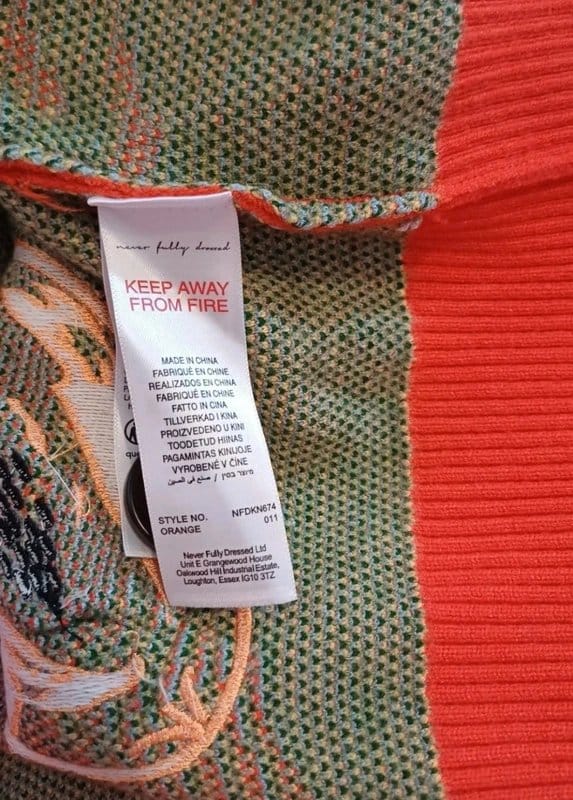 Never Fully Dressed Coral Rio Martha Oversized Cardigan - Size L
