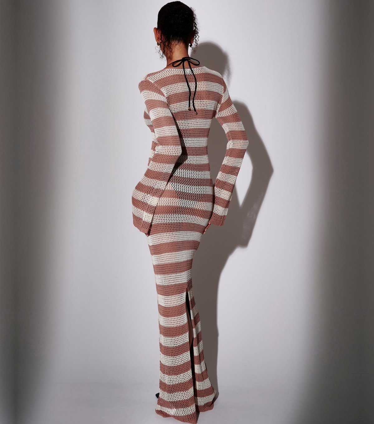 South Beach Women's White Crochet Flared Sleeve Kaftan Maxi Dress South Beach New Look - 4