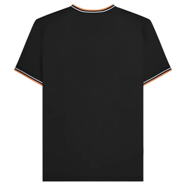 Lambretta Lambretta Men's AW24 Twin Tip Pique T-Shirt in Jet Black - 2