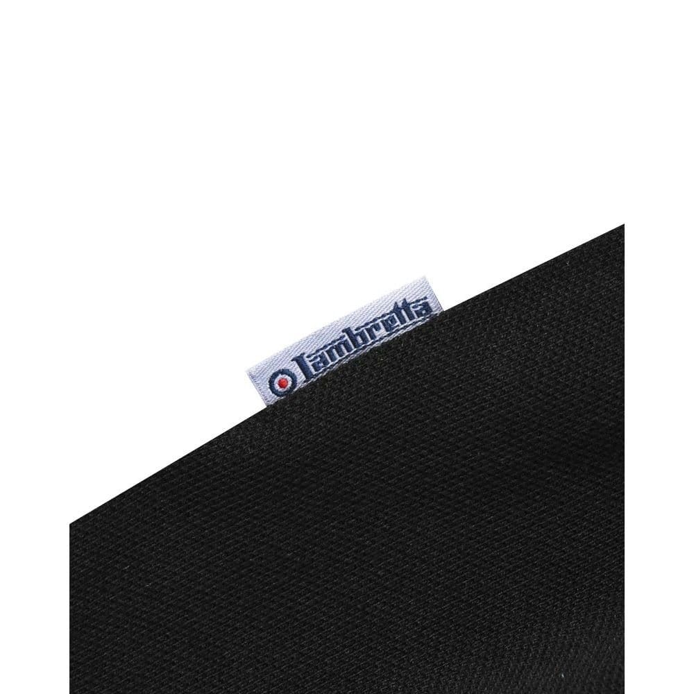 Lambretta Lambretta Men's AW24 Twin Tip Pique T-Shirt in Jet Black - 4