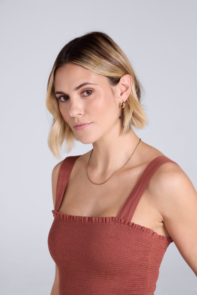 Animal Animal Women's 'Astrid' Lightweight Casual Sleeveless Wide Leg Relaxed Fit Jumpsuit in Terracotta - 2