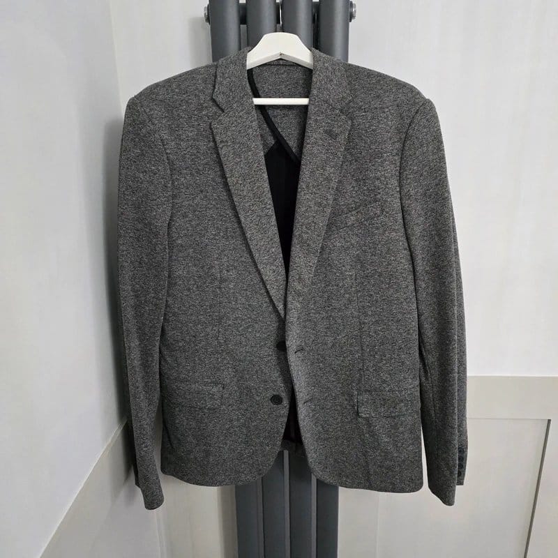 New Look Men's Grey Wool Blazer