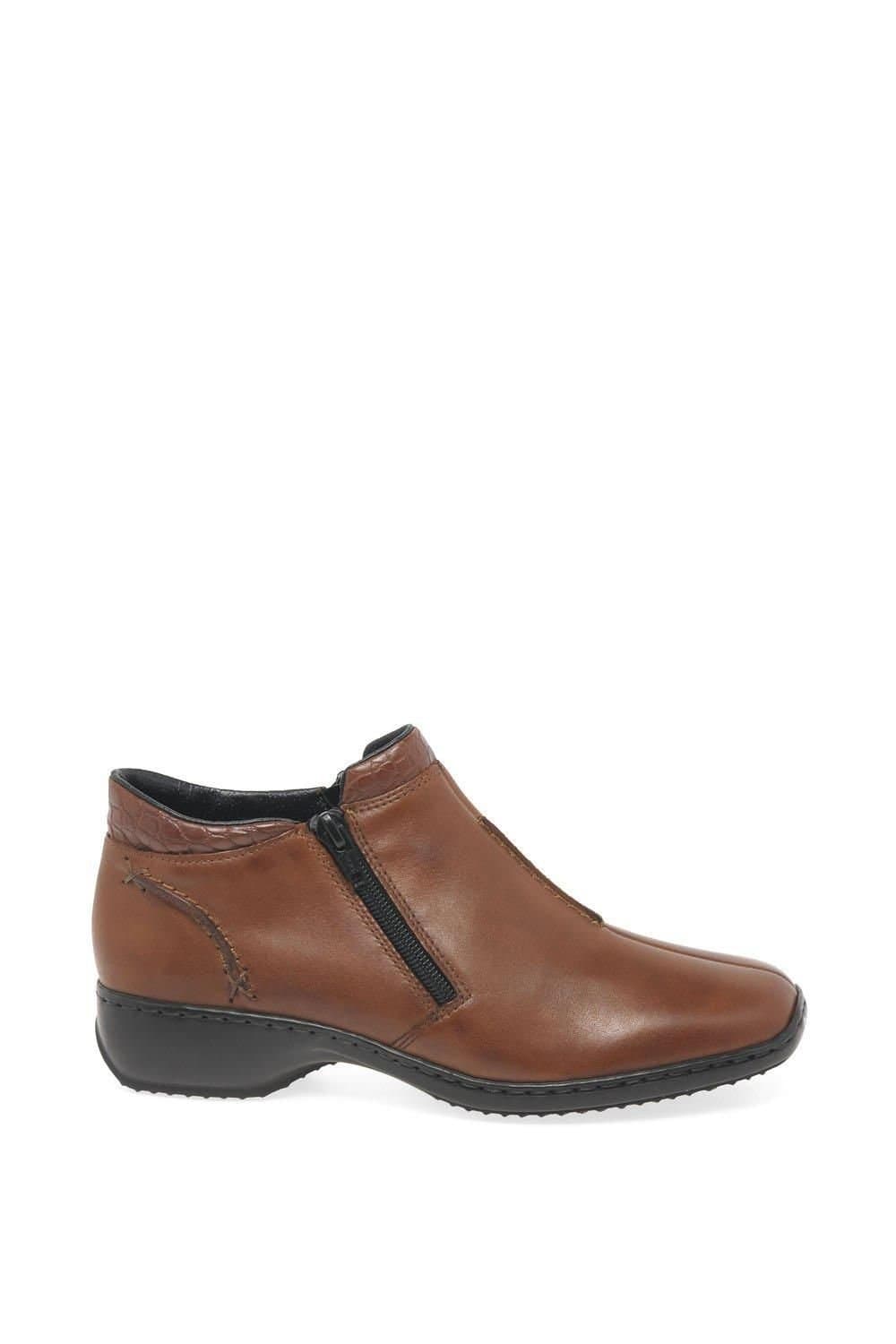 Rieker Rieker Women's 'Drizzle' Casual Ankle Boots in Brown