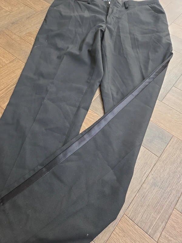 ASOS Men's smart dress pants black tie size w32 L32