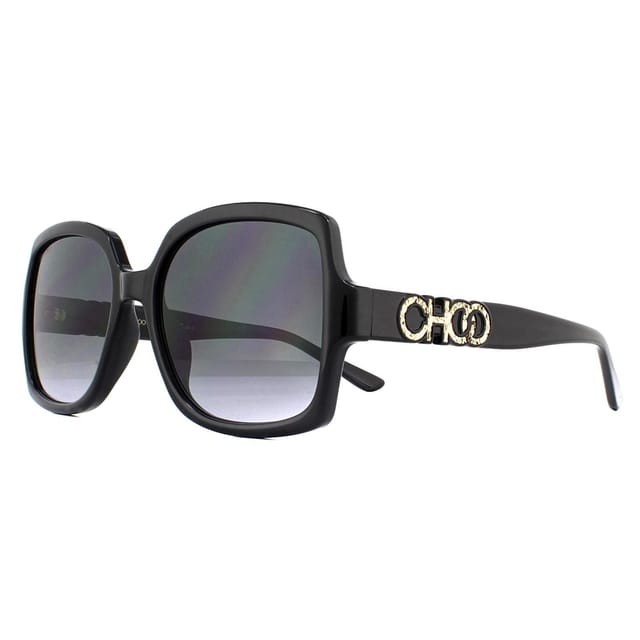 Jimmy Choo Jimmy Choo Women's Square Black Dark Grey Gradient SAMMI/G/S Sunglasses - 2