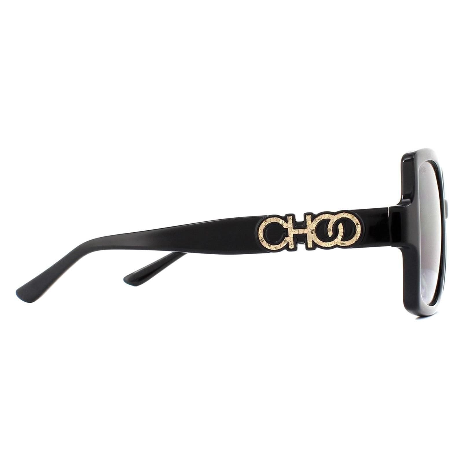 Jimmy Choo Jimmy Choo Women's Square Black Dark Grey Gradient SAMMI/G/S Sunglasses - 4