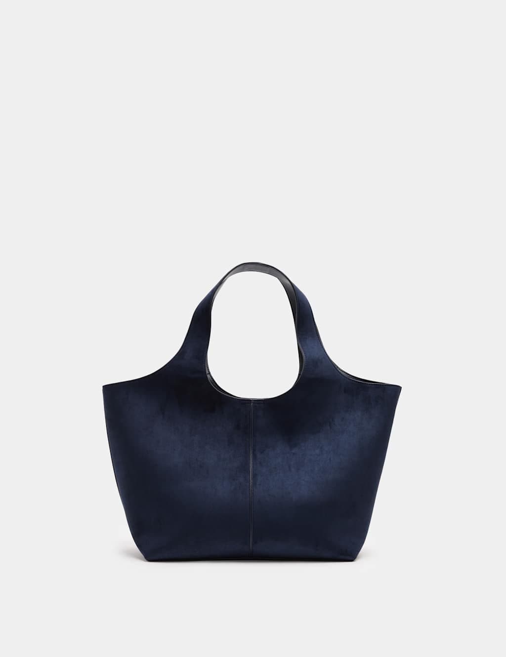 Marks & Spencer M&S Faux Suede Tote Bag Midnight Navy