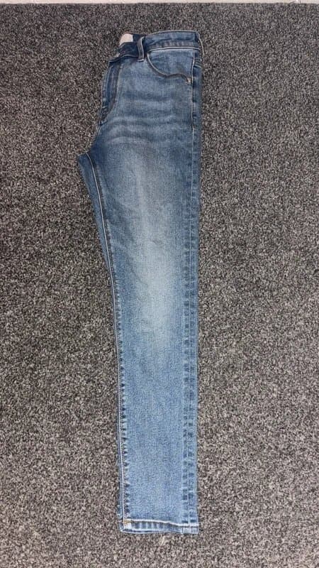 ASOS ASOS Design power stretch jeans in mid wash blue