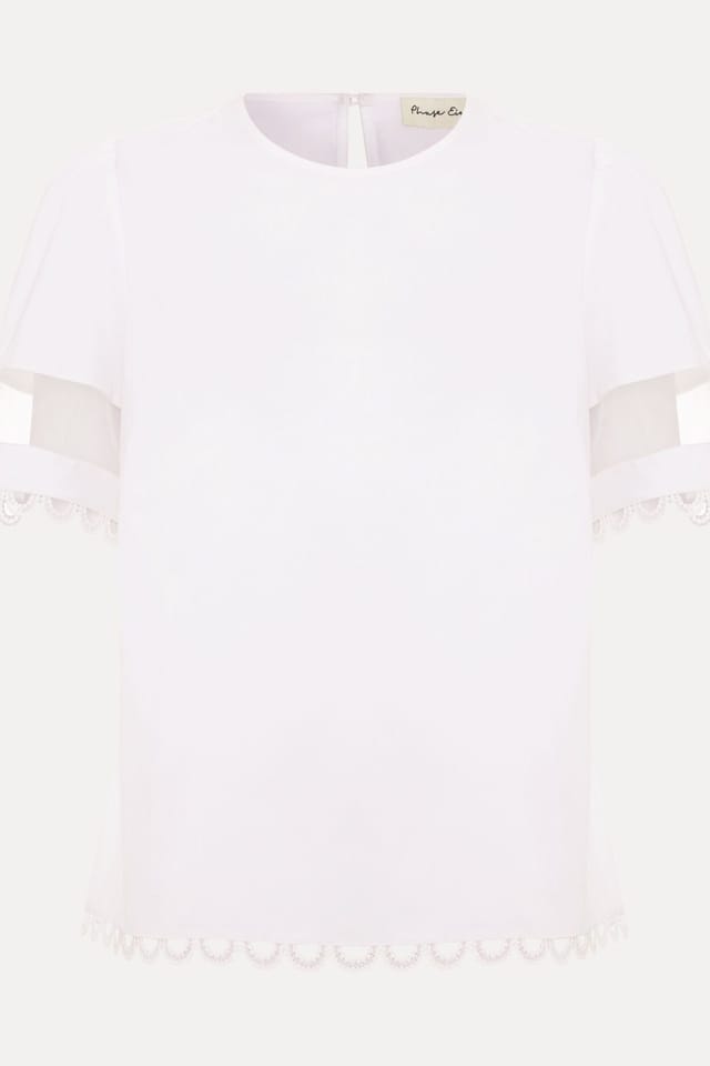 Phase Eight Phase Eight Women's Rebecca Detail Top in White - 2