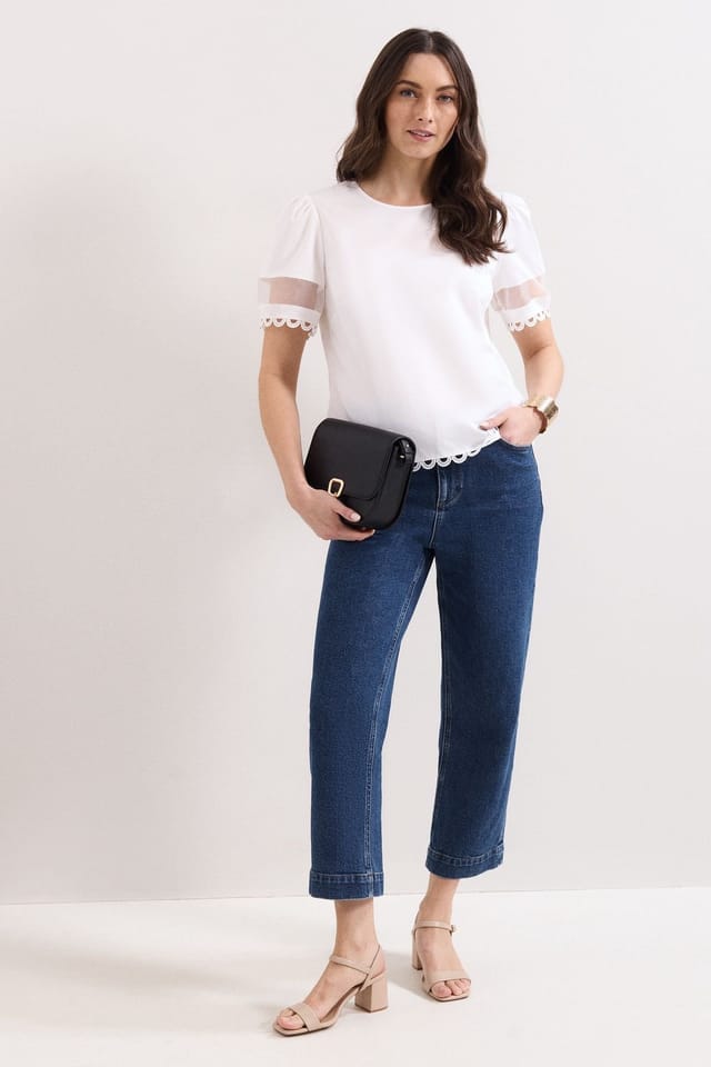 Phase Eight Phase Eight Women's Rebecca Detail Top in White - 3