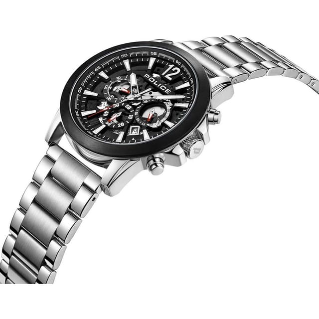 Police Police Men's PEWJK2194940 47mm Quartz Watch in Silver - 2