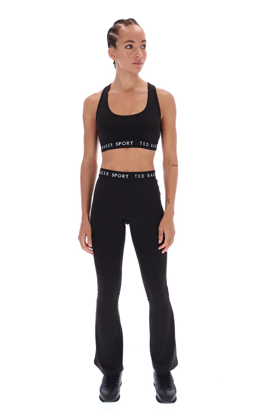 Ted Baker Ted Baker Women's Tb Sport Christine Essentials Flare Legging Black - 4