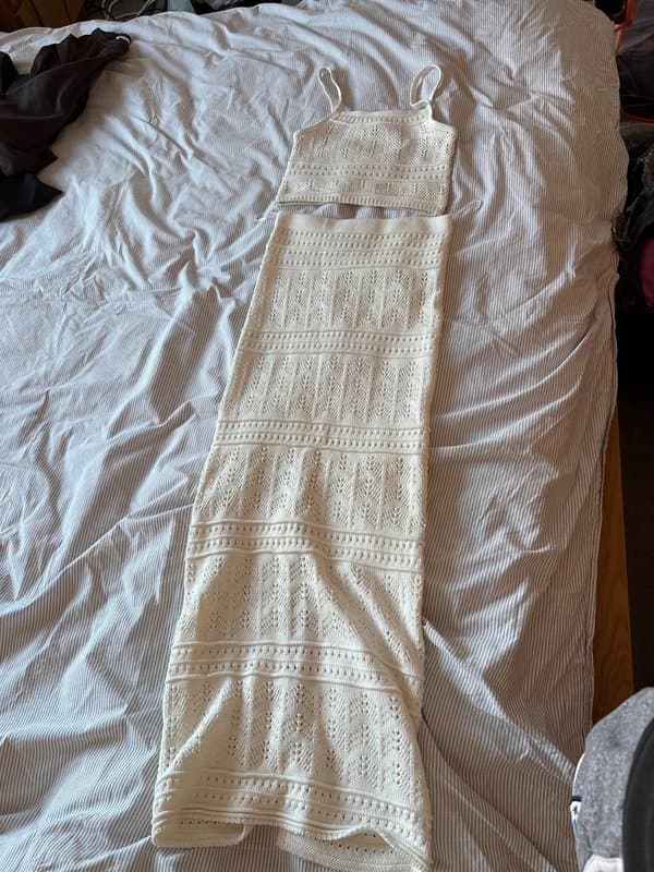 Bershka Bershka crochet co-ord set